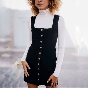 SOLD Urban Outfitters Navy Corduroy Mini Dress